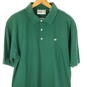Masters Polo Shirt Men's XL Green Augusta National Golf Shop Short Sleeve